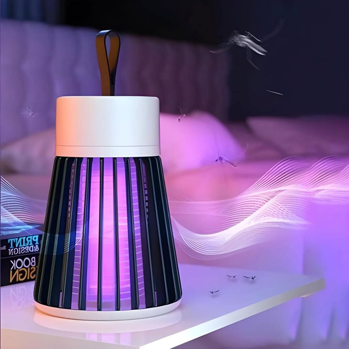 USB Electric Mosquito Killer Lamp | Silent UV Trap Light for Home, Bedroom & Office