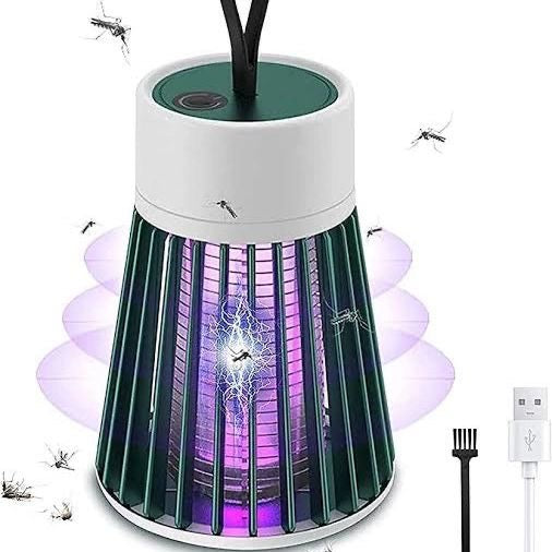 USB Electric Mosquito Killer Lamp | Silent UV Trap Light for Home, Bedroom & Office